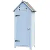 Image de Cabine De Rangement Lasurée / 3 Étagères
