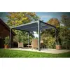 Image de Pergola Bioclimatique Autoportante 3,6x3m à Lames Orientables Gris Anthracite FORESTA
