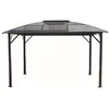 Image de HABRITA Gloriette en Aluminium - 4 pentes - Gris anthracite - 1080 m2