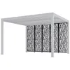Image de 5 Panneaux Moucharabieh En Acier Pour Pergola Per 3630 Bi