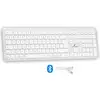 Image de Clavier Sans Fil Bluetooth - Bluestork - Mac - Full Size - Compatible Mac - Blanc