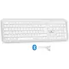 Image de Clavier bluetooth bluestork kb bt mac v2 azerty blanc rechargeable KB-BT-MAC-V2/FR