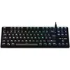 Image de Clavier Gamer - The G-Lab - KEYZ PLATI. TKL - Format TKL - Mécanique (Switch Rouge) - Low Profile - RGB - Noir