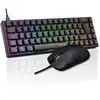 Image de Pack Gamer Mécanique E-sport 2 En 1 - Combo Titan - Souris 12800 Dpi - Clavier Mécanique