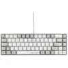 Image de Clavier Gamer Filaire - Keyz-hydro-wg/fr - 60% Format Compact - Azerty - Rétroéclairé - Gris/blanc