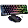 Image de Pack Gamer 2-en-1 sans fil - THE G-LAB - COMBO HYDRO - Clavier membrane réactive et silencieuse + Souris - Noir