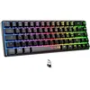 Image de Clavier Gamer Sans Fil - Membrane - Keyz Hydrogen - Format 60% - Azerty - Rétroéclairé - Noir
