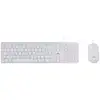 Image de Pack clavier souris filaire - bluestork - kb mac - compatible mac - blanc PACK-MAC-W/FR