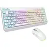 Image de Pack gamer sans fil - the g-lab - combo tungsten ex w - clavier + souris - 32 macros configurables - blanc COMBO-TUNG-EX-W/FR