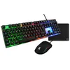 Image de Pack Gaming 4 En 1 - Combo Neon - Clavier Membrane Full Size + Souris 3600 Dpi + Tapis + Casque