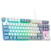 Image de Clavier Gamer - Keyz Caesium - Rgb - Blanc & Gris - Tkl