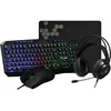 Image de Pack Gamer 4 En 1 Combo Natrium Souris Filaire Clavier Filaire Casque Filaire Tapis De Souris