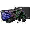 Image de Pack Gamer 4 en 1 - The G-Lab - COMBO NATRIUM - Souris Filaire - Clavier Filaire - Casque Filaire - Tapis de Souris