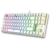 Image de Clavier Gaming Mécanique Tkl Glab Keyz Mercury Ex Rouge Linéaire Rgb Blanc 1,5 M