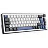 Image de Clavier m ©canique gamer - pbt double injection - the g-lab - keyz elite 200 bw - azerty tkl - rgb - bleu