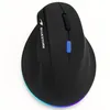 Image de Souris Ergonomique Droite Bluestork Ergo Lumi Pro Sans Fil 2,4g + Bluetooth 4800 Dpi Rgb Noir