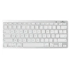 Image de Bluestork Bs-kb-micro/bt/sp Clavier Maison Bluetooth Qwerty Espagnole Argent, Blanc