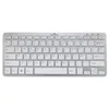 Image de Clavier - Bluestork - BS-KB-MICRO/BT/SP - Bluetooth - QWERTY - Argent Blanc