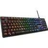 Image de Clavier Gamer - Keyz Platinium - Mécanique (switch Rouge) - Ultra Low Profile - Rgb - Filaire - Azerty - Noir