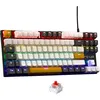 Image de Clavier Gaming - THE G-LAB - KEYZ-MERCURY-C/FR - Mécanique - TKL - 3coloris Blanc+Noir+OrangeFR