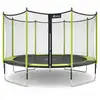 Image de Trampoline jardin ø 360 cm + filet de sécurité - jumpi 360 - noirvert