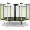 Image de Kangui Trampoline De Jardin 426 Cm + Filet De Sécurité Jumpi Vert/noir 430