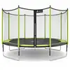 Image de Trampoline jardin ø 430 cm + filet de sécurité - jumpi 430 - noirvert