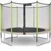 Image de Trampoline Jardin Ø 430 cm + Filet De Sécurité - Jumpi 430 - Taupe/vert