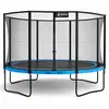 Image de Trampoline de jardin ø 360cm + filet de sécurité - punchi 360 bleu