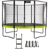 Image de Trampoline Ø 360cm + Filet De Sécurité + Échelle + Kit Ancrage - Punchi 360 Vert