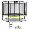 Image de Trampoline ø 360cm + filet de sécurité + échelle + kit ancrage - punchi 360 vert K0106