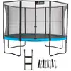 Image de Trampoline ø 360cm + filet de sécurité + échelle + kit ancrage - punchi 360 bleu K0107
