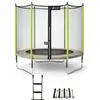 Image de Trampoline jardin ø 300 cm + échelle + kit d'ancrage - jumpi 300 - taupevert Q0010