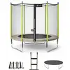 Image de Trampoline ø 300 cm + filet + échelle + bâche + kit d'ancrage - jumpi 300 Q0012