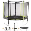 Image de Kangui - Trampoline de jardin 305 cm + filet de sécurité + échelle + bâche de protection + kit dancrage JUMPI POP 300