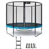 Image de Trampoline ø 300cm + filet de sécurité + échelle + kit ancrage - punchi 300 bleu Q0016