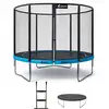 Image de Trampoline ø 300cm + filet de sécurité + échelle + bâche - punchi 300 bleu K0125
