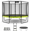 Image de Trampoline ø 360cm + filet + échelle + bâche + kit ancrage - punchi 360 vert K0145
