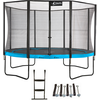 Image de Trampoline Ø 430cm + Filet De Sécurité + Échelle + Kit Ancrage - Punchi 430 Bleu