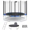 Image de Trampoline rond ø 360cm avec filet, échelle, bâche et kit ancrage - ralli 360 K0177