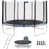 Image de Trampoline KANGUI RALLI Ø 430 cm XXL Enfant Échelle Bâche Kit ancrage Extérieur CE NF EN71-14