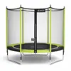 Image de Trampoline jardin ø 250 cm + filet de sécurité - jumpi 250 - noirvert