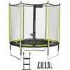 Image de Trampoline jardin ø 250 cm + échelle + kit d'ancrage - jumpi 250 - noirvert