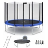 Image de Kangui Trampoline Rond Bleu Ø360cm Avec Filet, Échelle, Bâche Et Kit Ancrage