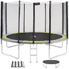 Image de Trampoline KANGUI RALLI Ø 366 cm Enfant Échelle Bâche Kit ancrage Jardin CE NF EN71-14
