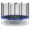 Image de Trampoline rond bleu ø 360cm avec filet de protection