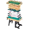 Image de Table Multi Jeux Pliable 16 En 1 - Baby-foot, Ping Pong, Billard, Bowling, Palet