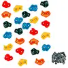 Image de 25 pierres à grimper d'escalade pour structures de jeux - fixations incluses