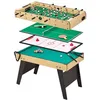 Image de KANGUI Table multi jeux 4 en 1 pour toute la famille - Baby-foot - Billard - Ping Pong - Hockey
