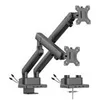 Image de Urban Factory FLEXEE Dual Pro kit de montage - pour 2 ecrans LCD - ergonomique, avec station d'accueil - noir